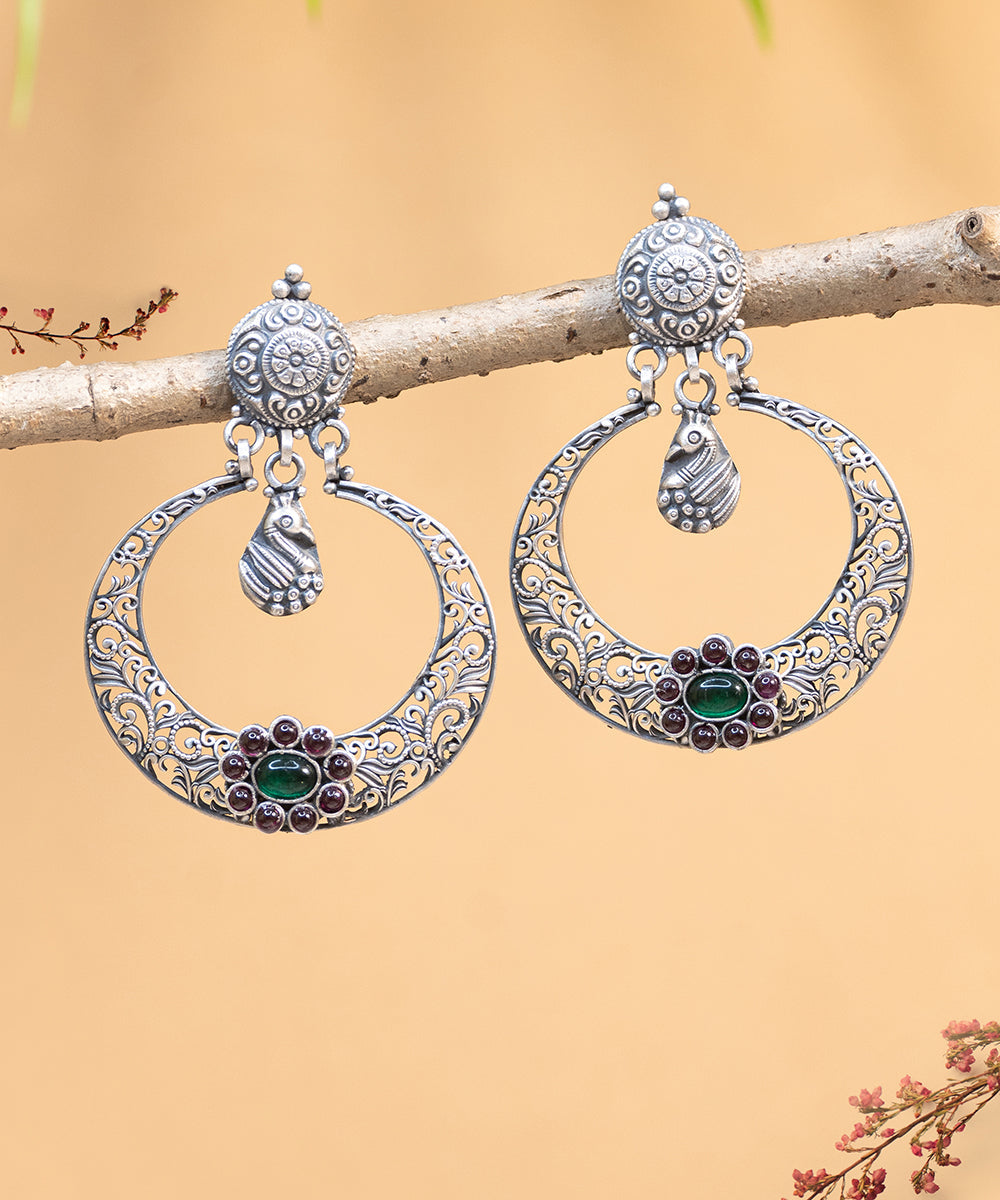 92.5 Silver Earring-Upper Studs - Sanjay Jewellers